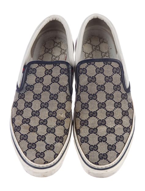 gucci shoes men blue|Gucci men slip on shoes.